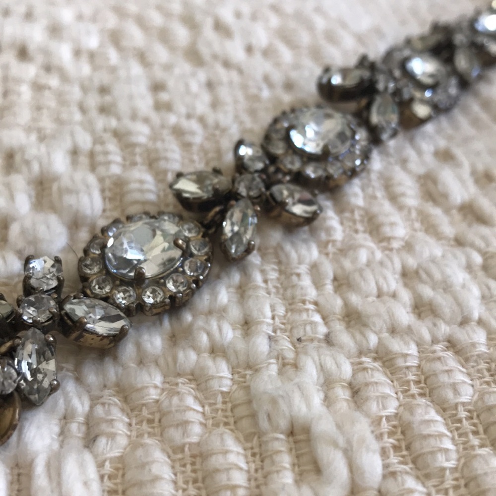 J.Crew Mixed Crystal XO Bracelet